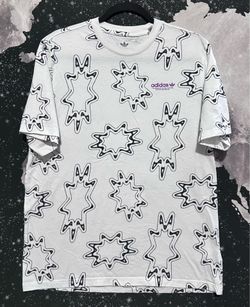 Adidas Skateboarding Abstract Star Pattern Shirt