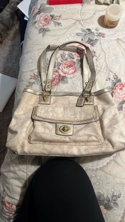 Y2K Vintage Coach Penelope Purse Linen 