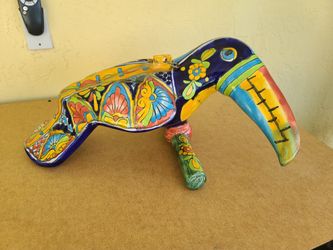 Hanging Ceramic Parrot