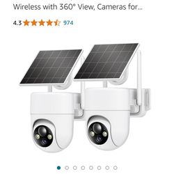 Oculview Pan Tilt Solar Panel Security Camera 