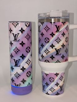 LV Designer wrapped Tumbler Bundle Brand new