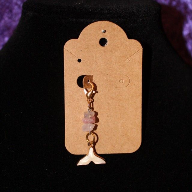 Mermaid tail zipper charm