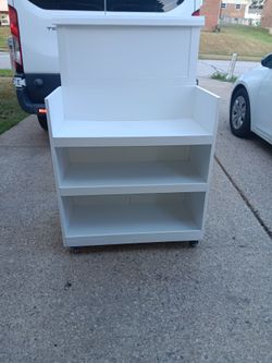 Heavy Wood Kitchen Cart/Shelf