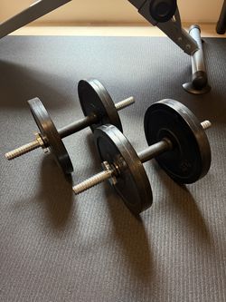 88LB Adjustable Dumbbell Set – 8× 5KG Plates + 2 Handles