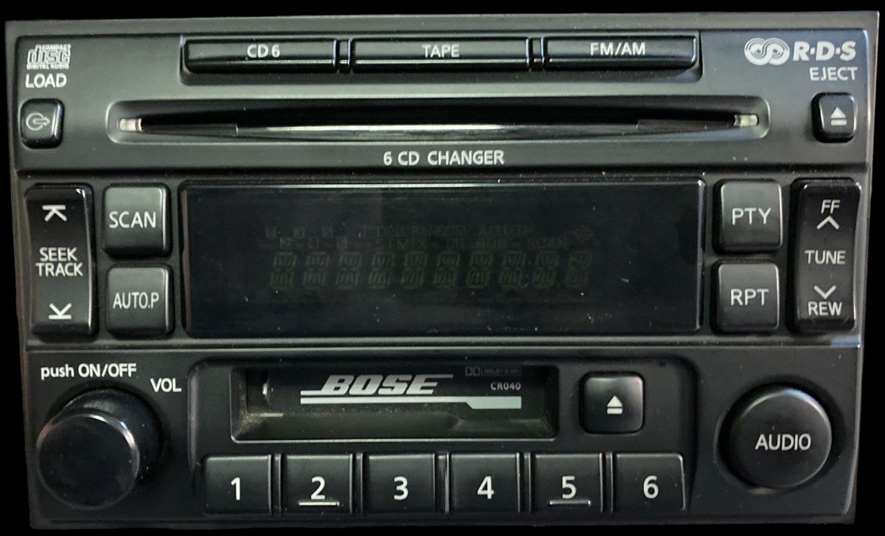 Bose Nissan 6-Disc CD/Cassete/AM/FM Car Stereo Model: PN-2439N