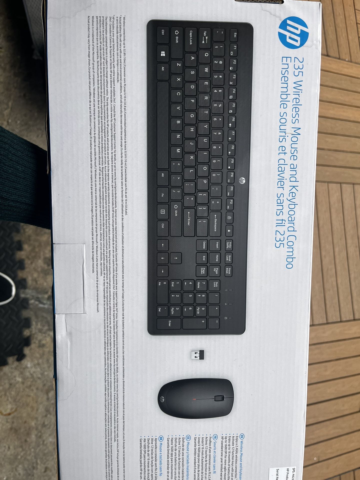Brand New HP Wireless Keyboard & Mouse