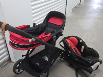 Evenflo Stroller with matching infant carseat weight up to 35lbs.