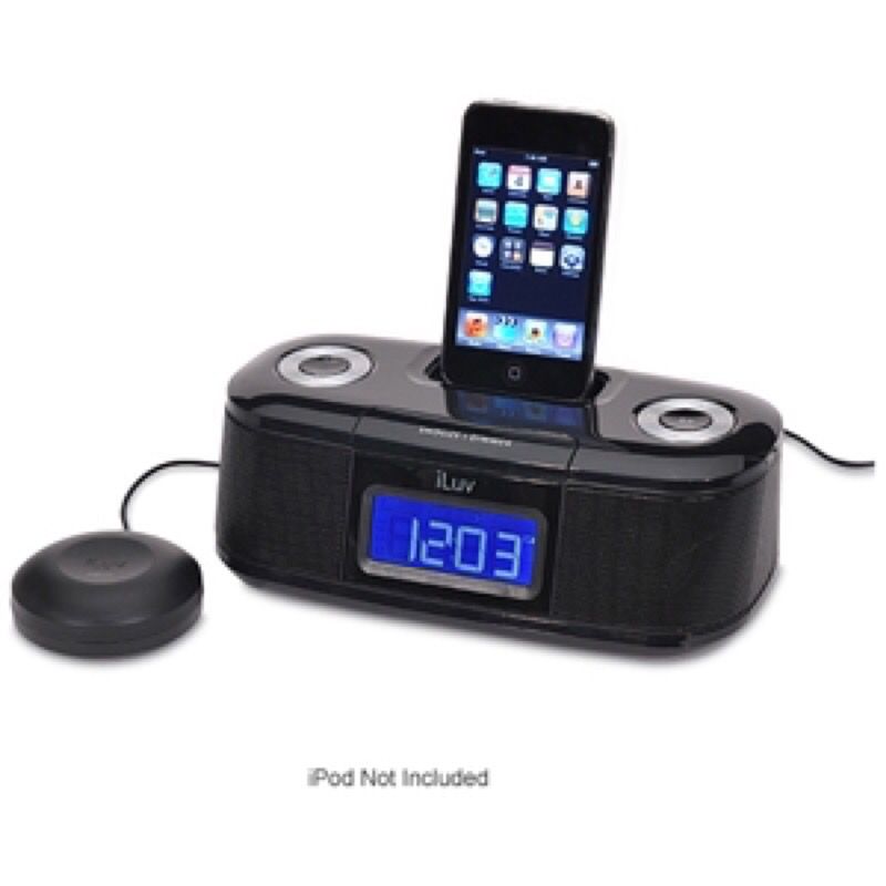 New iLuv Alarm Clock with Bed Shaker