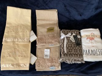 Beautiful Velvet Hand Towel Sets