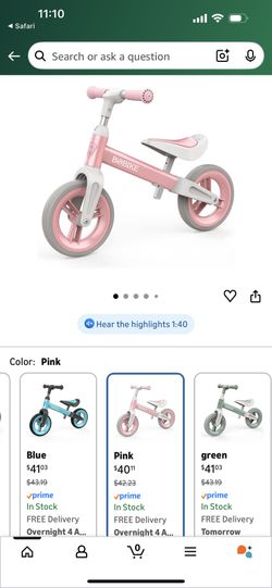 Toddler Balancing Bike