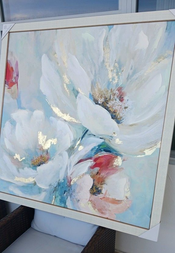 Brand New Large Canvas Wall Art By Designer Nanette L.