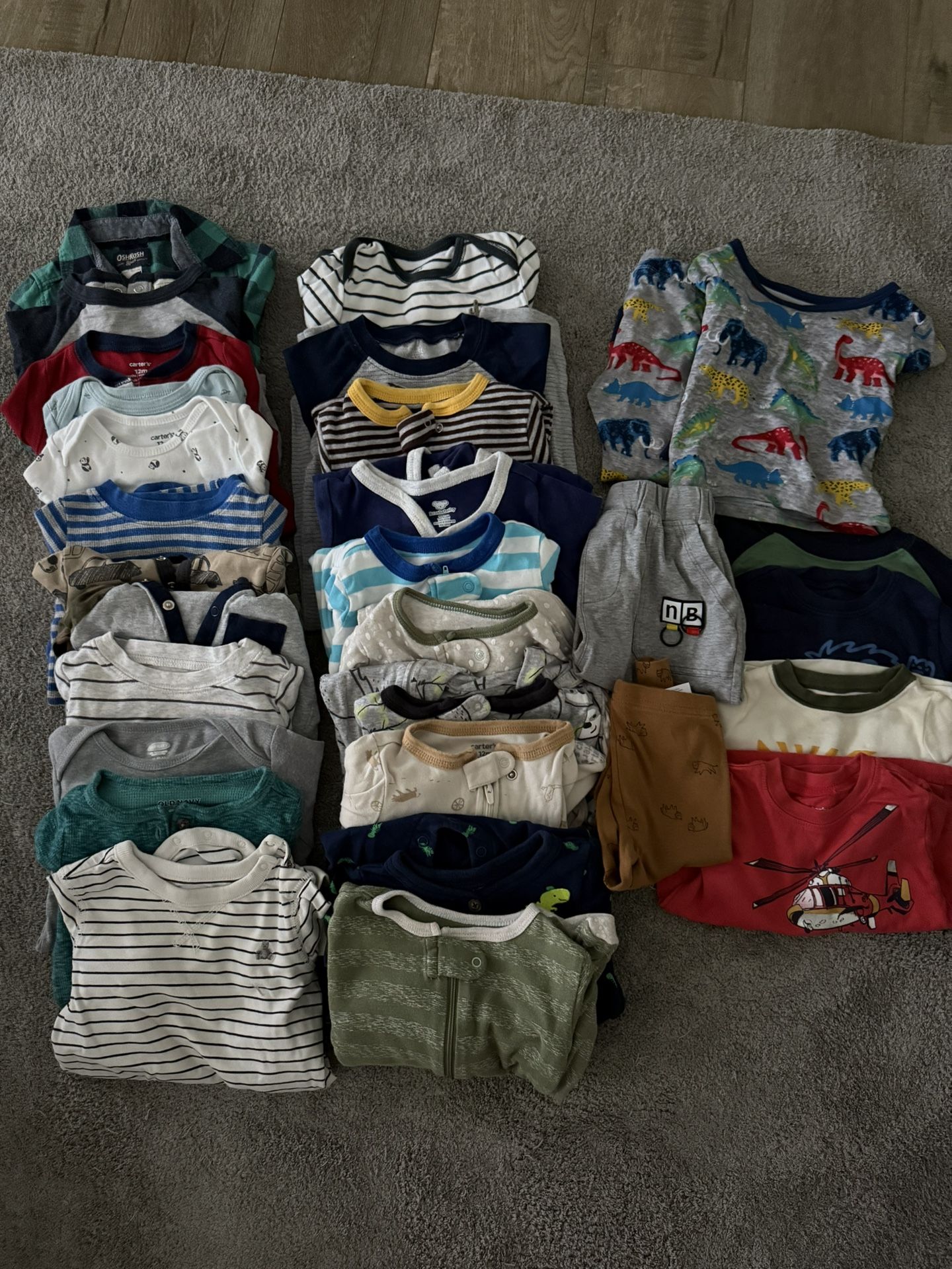 Baby Boy 12 Month Clothes. 35 Items For $40 Or Trade For Huggies Size 3 Diapers And Up