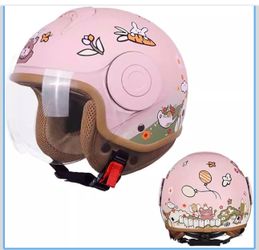 DOT Approved Kids Motorcycle Half Helmet for 2-14 Years Old -