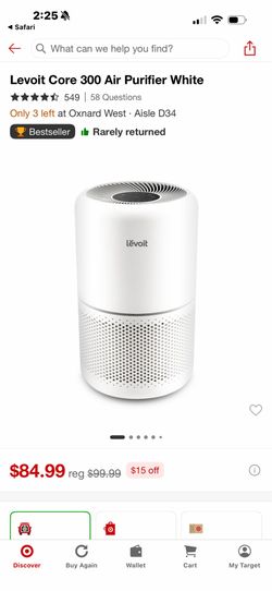 Levoit air purifier