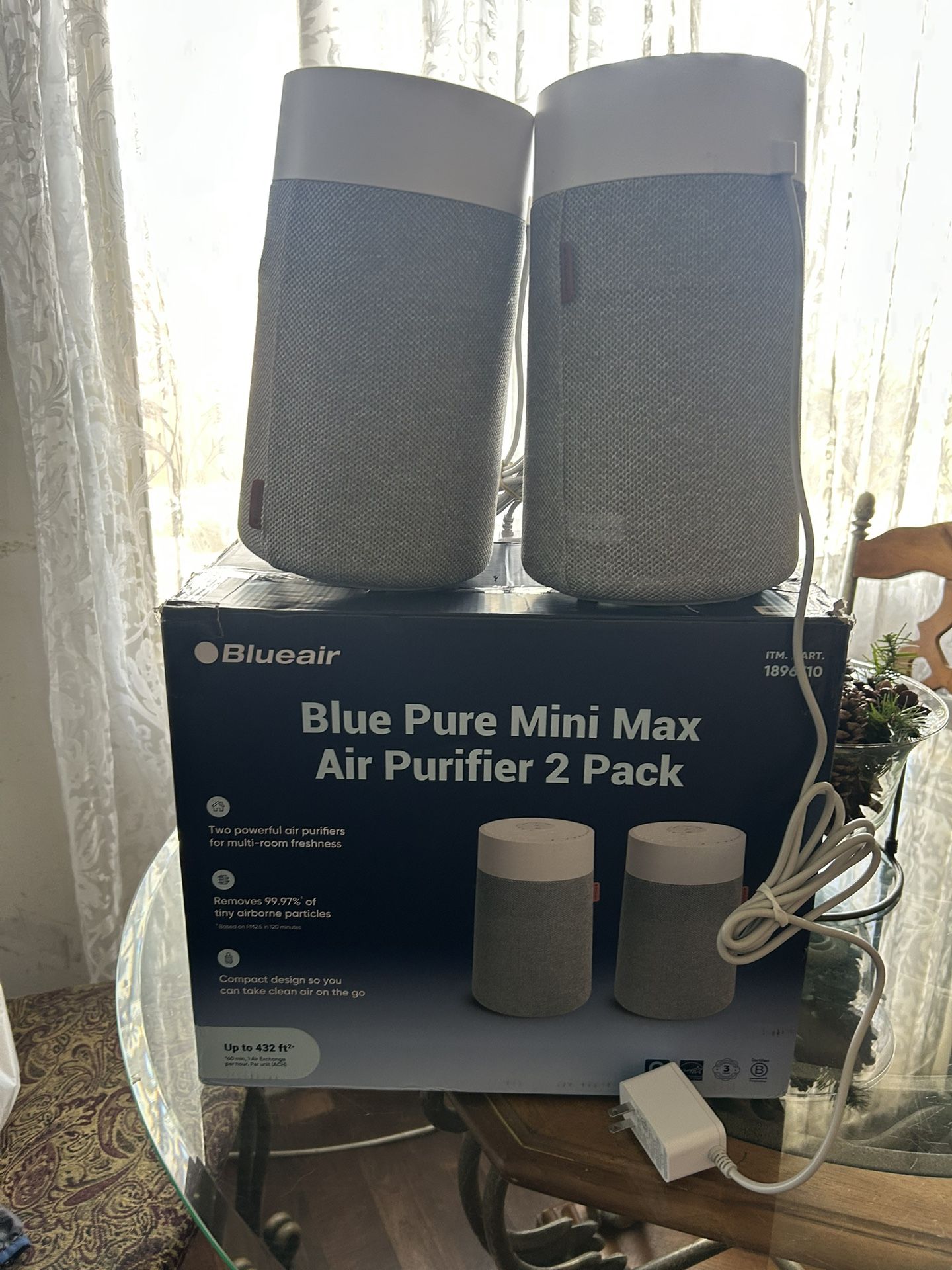 Blue Pure Mini Max Air 2 Pack