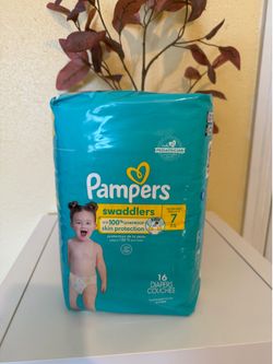 Pampers diapers size 7