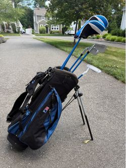 Ray Cook Manta Ray Junior golf set with bag Age 9-12 (Blue)