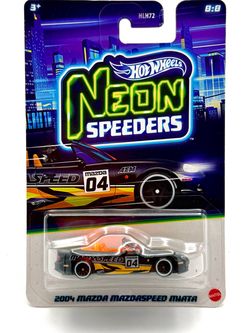 Hot Wheels 1:64 Scale Diecast Model - Mazda MazdaSpeed Miata (Neon Speeders)