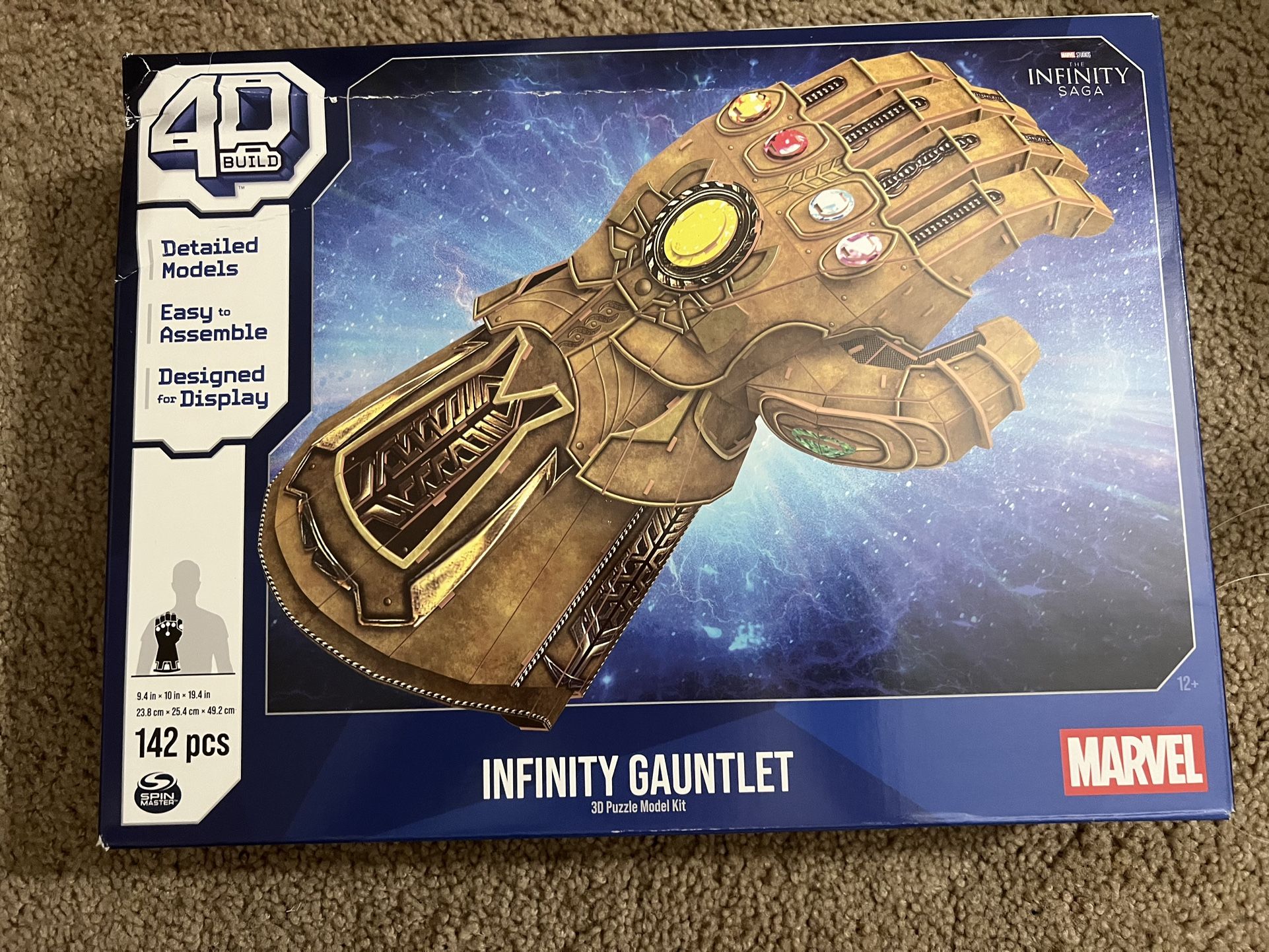 4D Infinity Gauntlet Puzzle Model