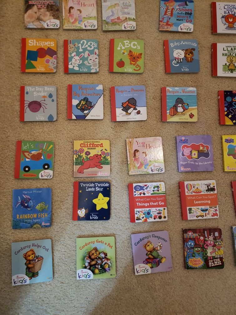 Baby board books, kids board books, chick fil a board books