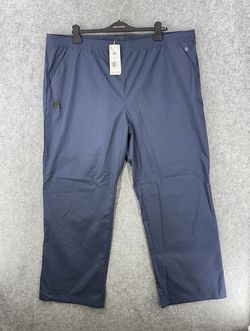 Adidas Golf pants Mens 2XL Size 45x32 Blue Provisional Rain Wind Track Pants NWT