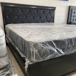 New KING Bed with Mattress Included! 