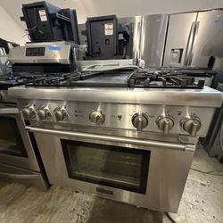 36” Thermador Dual Fuel Range Stainless Steel 