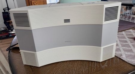 BOSE Acoustic Wave Music System Radio CD Player AUX CD-3000 White Free Shipping