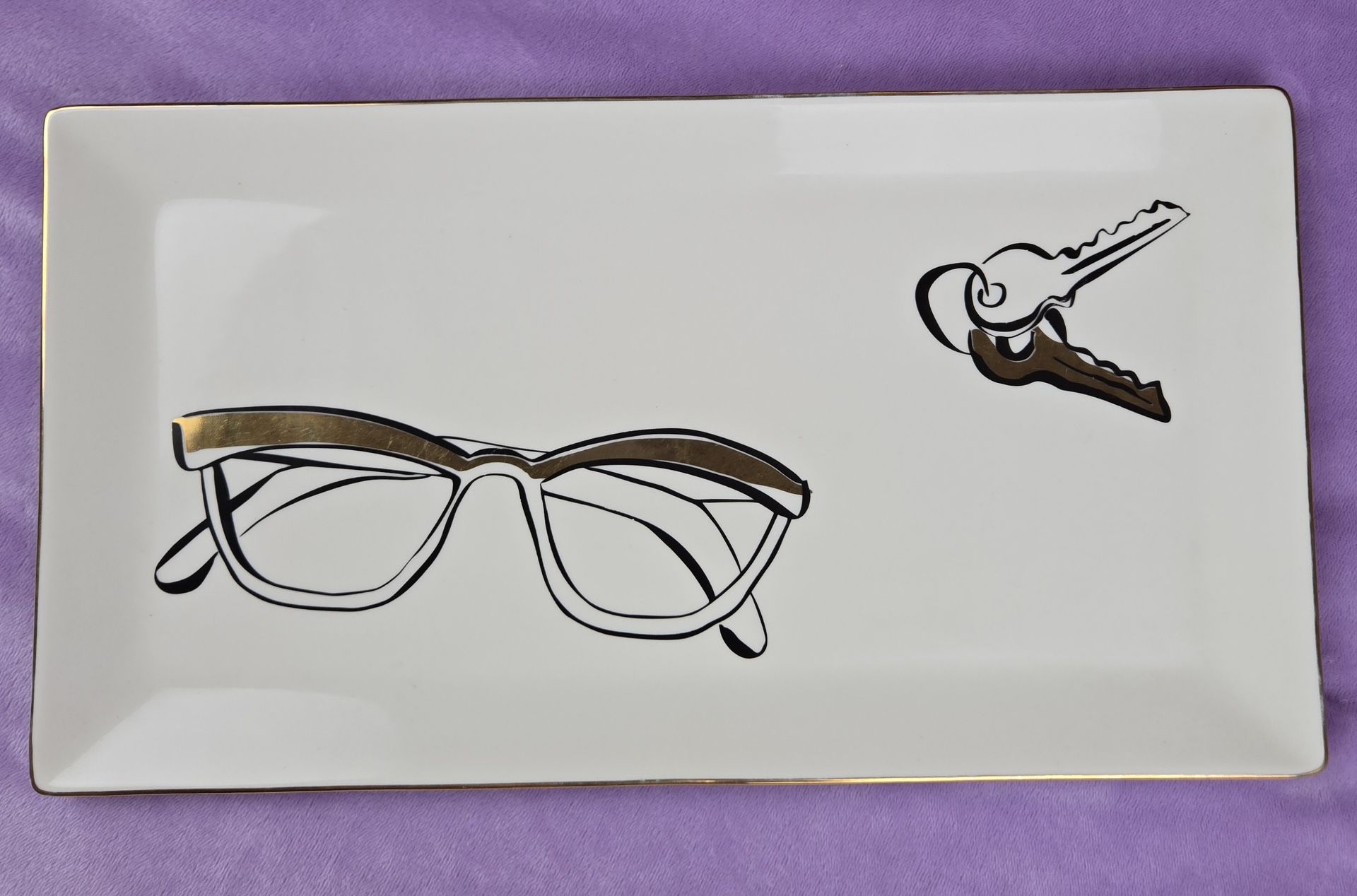 Kate Spade Daisy Place Large Tray