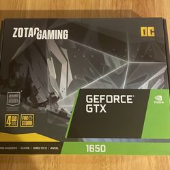 Zotac 1650 4gb Graphics Card