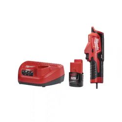 Milwaukee M12 Trap Snake 12V Lithium-Ion Cordless Toilet and Urinal Auger Power Driver w/ 1.5AH Battery and Charger