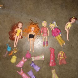 Polly Pocket Dolls And Accessories 