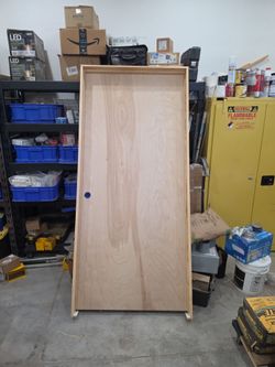 Stainable wood door