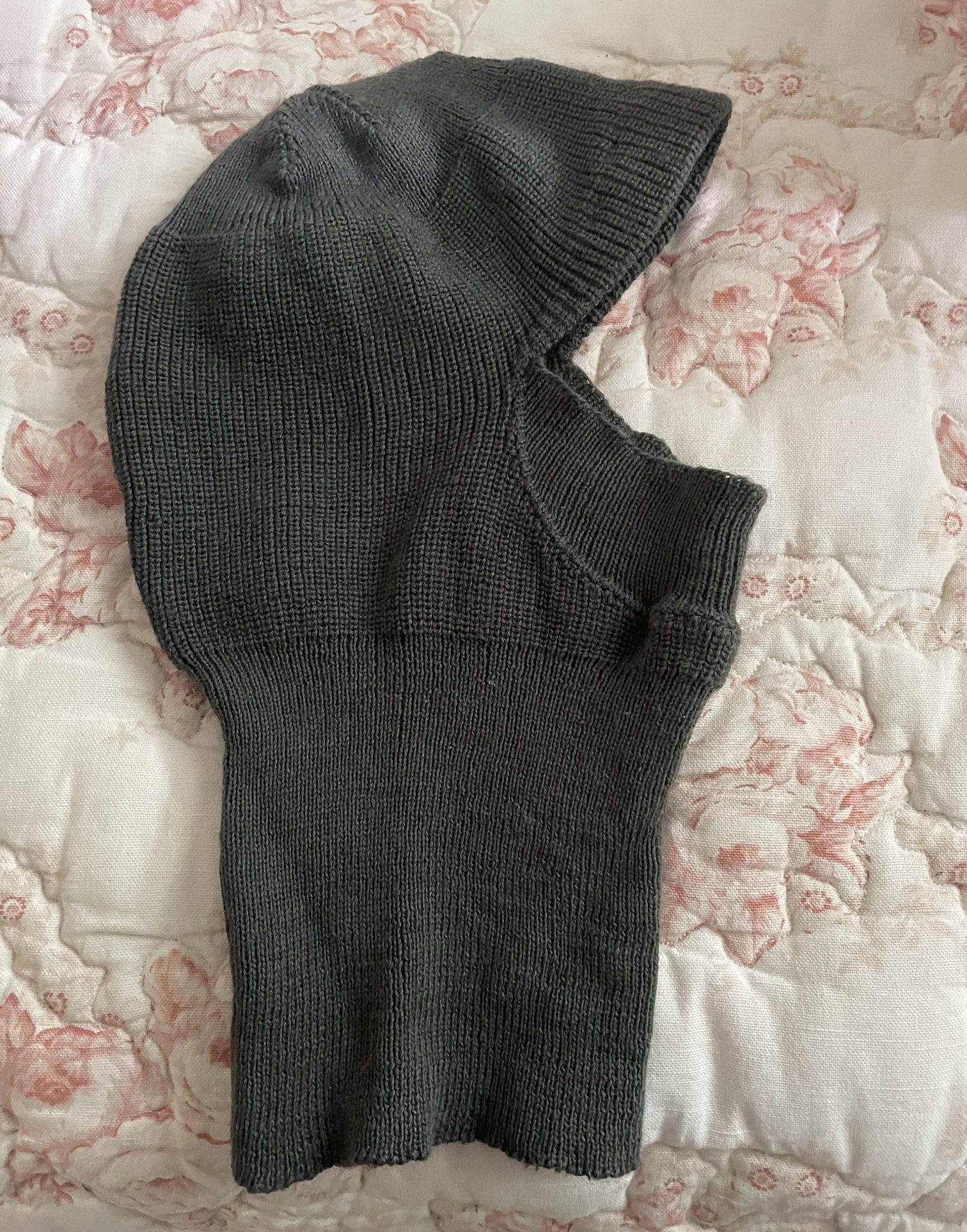 Vintage Wool Hat Hood