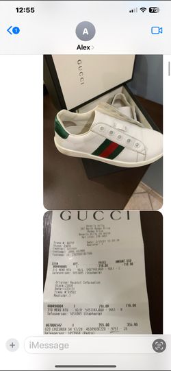  Authentic Gucci kids Shoes