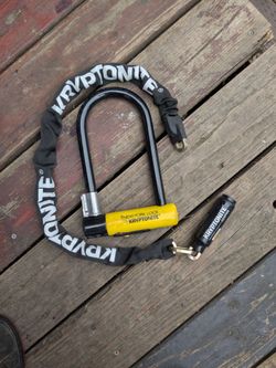 New York Kryptonite Lock & Kryptonite Chain Lock