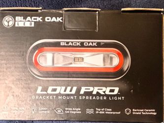 New Spreader Light by Black Oak - Low Pro™ Marine LED Deck or Dock Bar, 2000 Lumens 120° Beam, IP69K