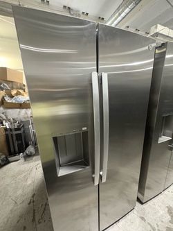 GE Stainless Steel Side-by-Side Refrigerator