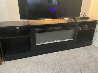 Fire place tv stand