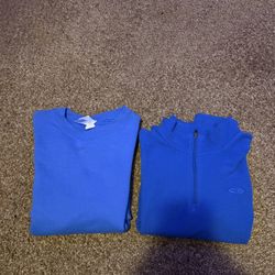 2 Blue Sweaters Youth Medium
