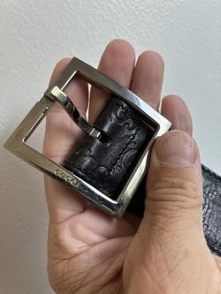 Gucci Black Leather Belt – Size 90/36 (Fits 31” Waist)