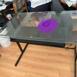 Glass Desk 
