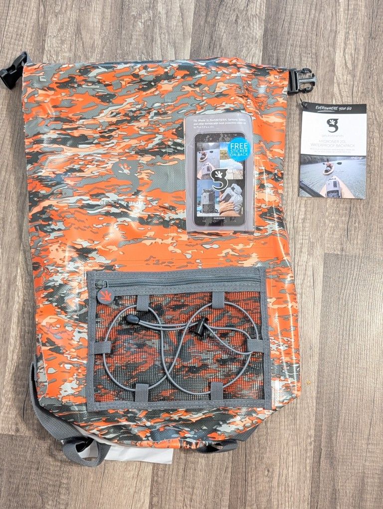 Gecko Hydroner 20L Dry Bag Backpack - New With Tags