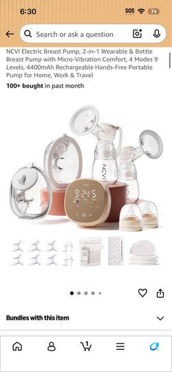 Ncvi 2 in 1 breast pump