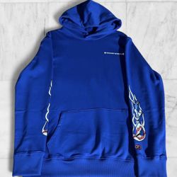 Blue Flame Chrome Hearts Hoodie 