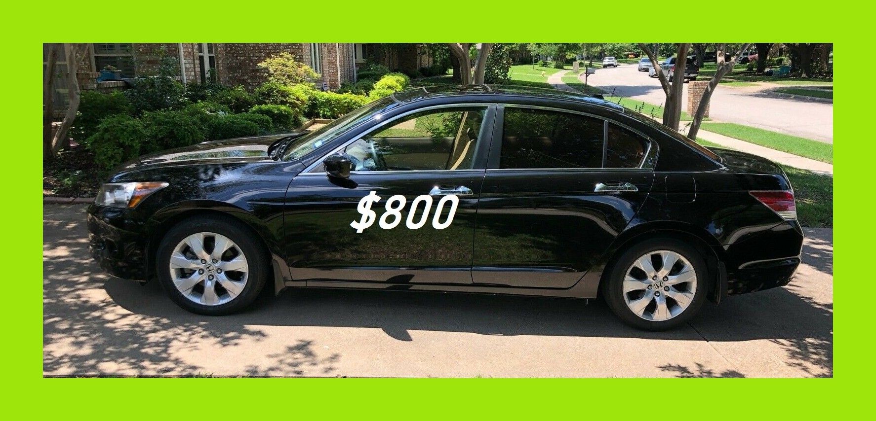 🔑🔥URGENT $8OO Very nice 2OO9🔑 Honda Accord Sedan V6 EX-L