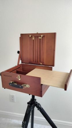 Plein air Pochade box outdoor portable easel