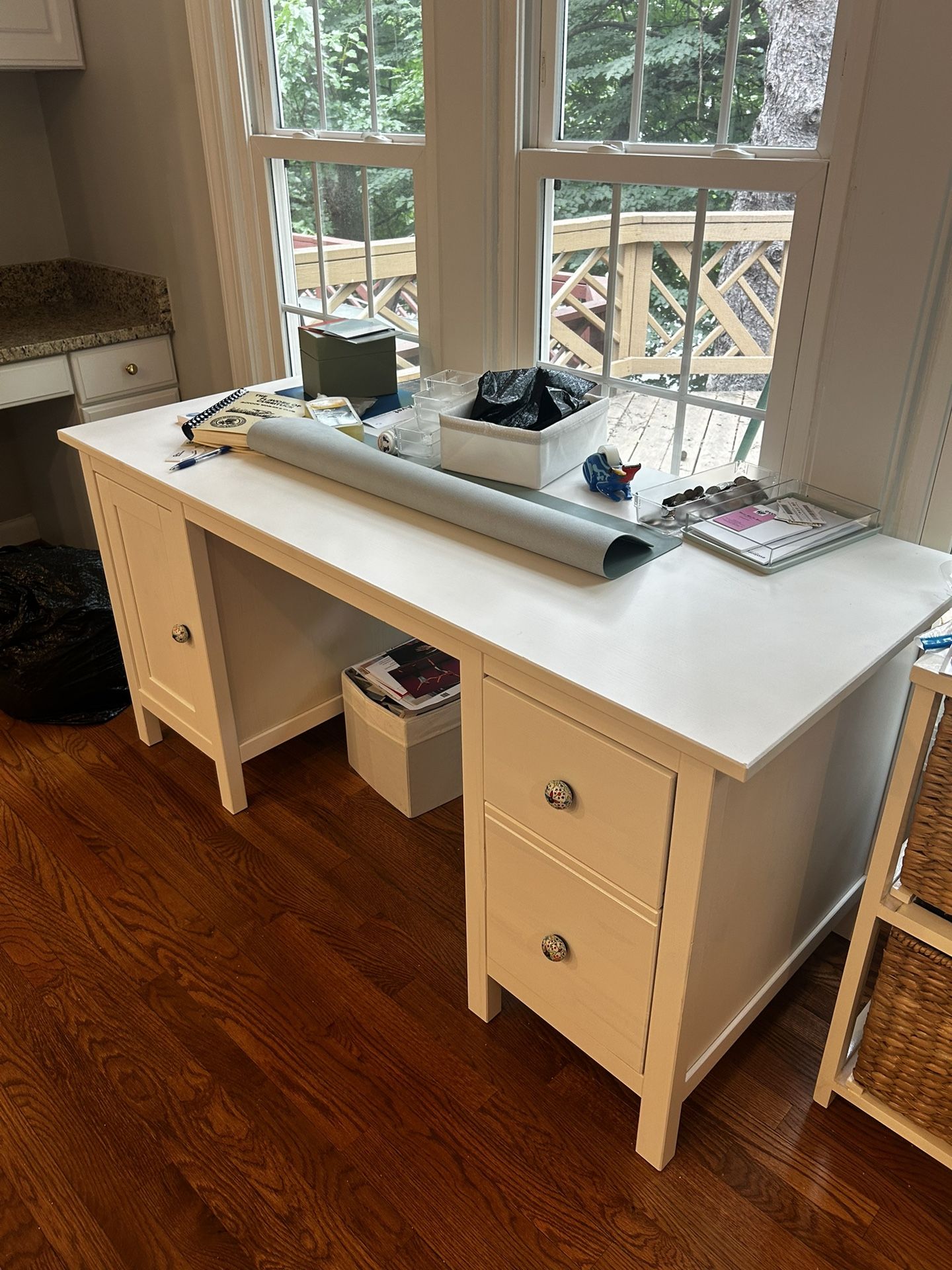 IKEA Hemnes Computer Desk & Storage