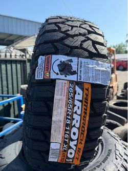265/65/18 Arroyo Rugged Terrain Tires