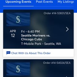 Mariners V Cubs 